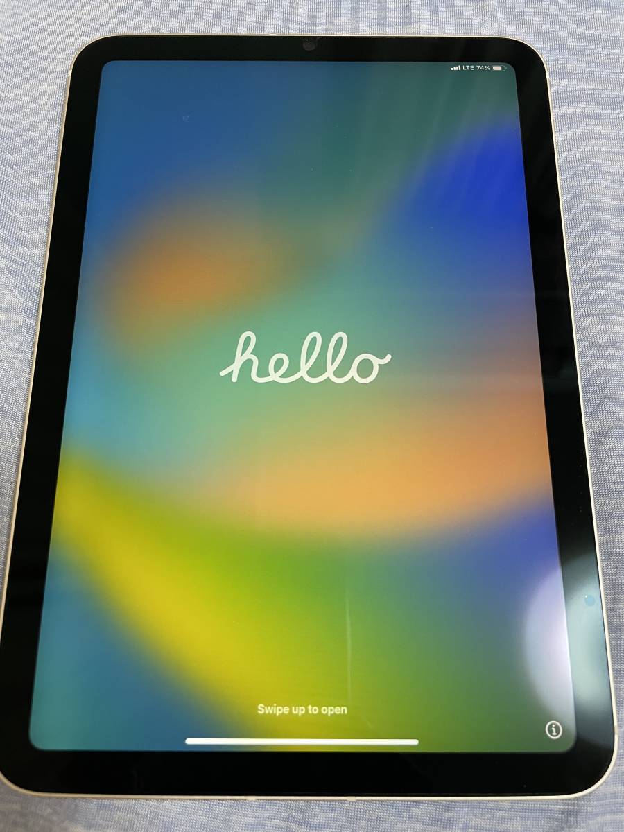 ◯・美品◯iPad mini 第6世代 Cellular 64GB MK8C3J/A スターライト