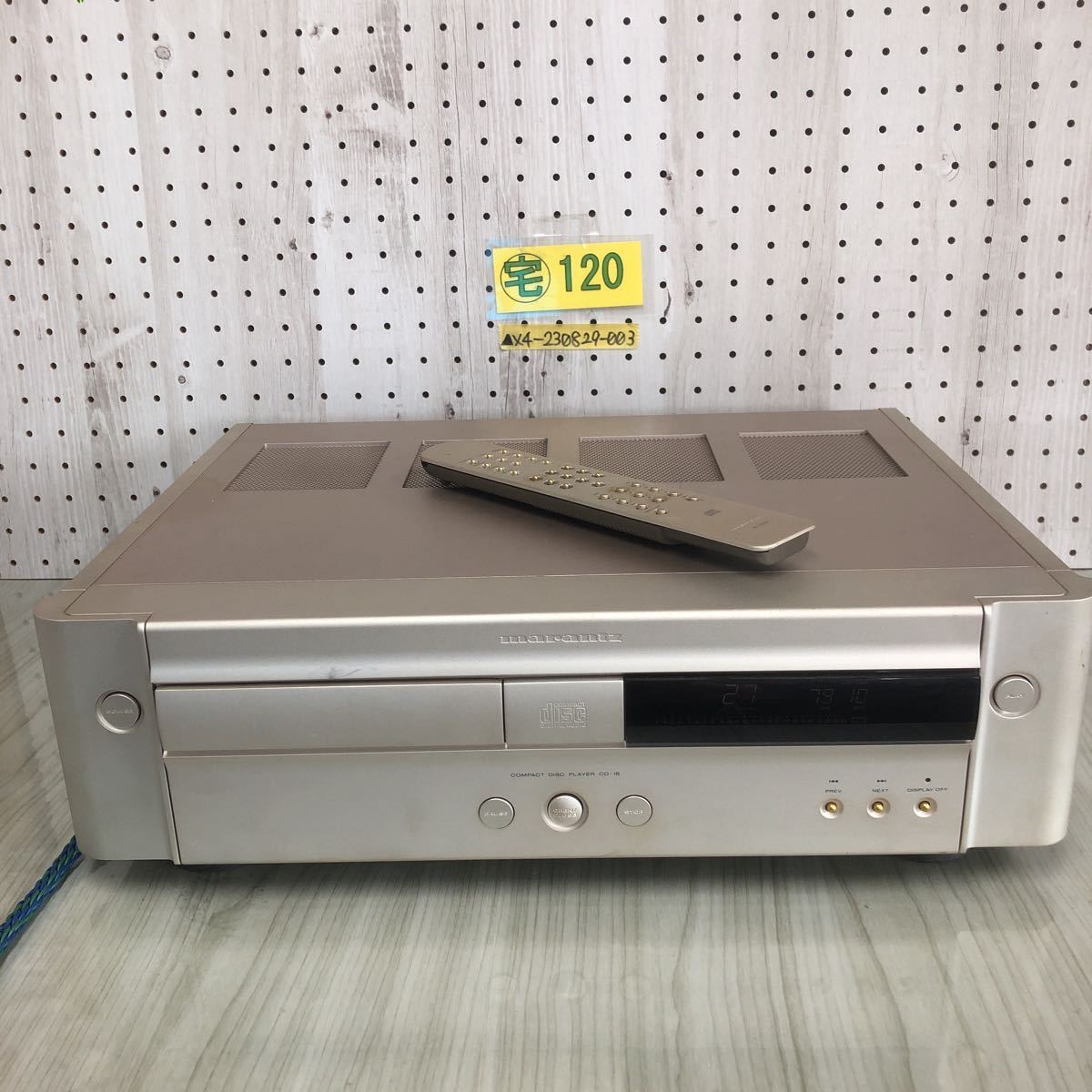 超熱 CD-15F マランツ marantz 通電確認OK ◯現状品 CDプレーヤー