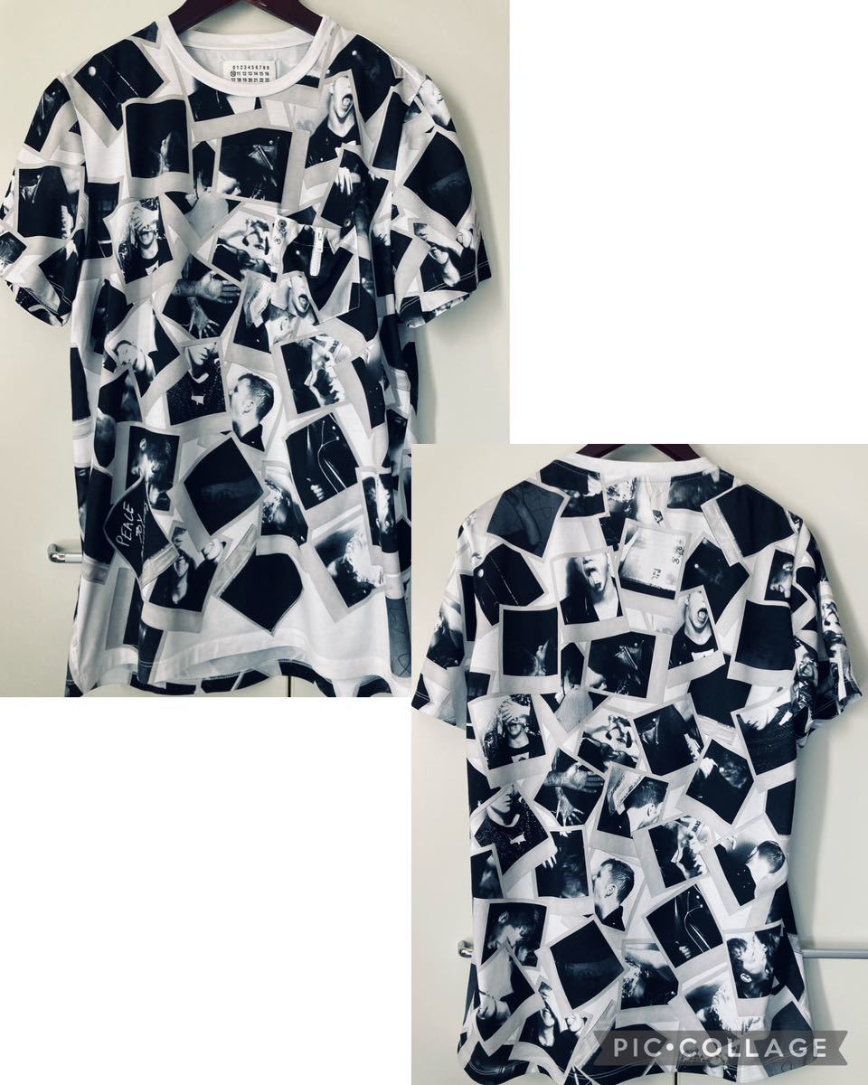 美品◆ Maison Margiela メゾンマルジェラ　転写プリント　ファスナー付きポケット　半袖Ｔシャツ　イタリア製_画像10