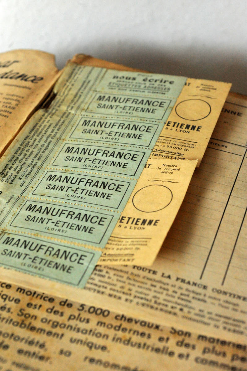 1950's France MANUFRANCE catalog all 548 page 10s20s30s40s Work jacket miscellaneous goods Vintage linen race marks lie industry series 