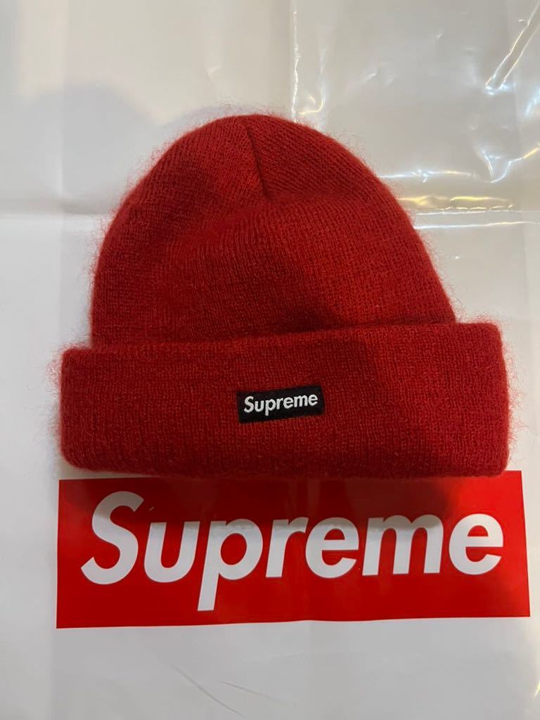 supreme mohair beanie ニット帽　シュプリーム　ニットキャップ　ビーニー　レッド 赤