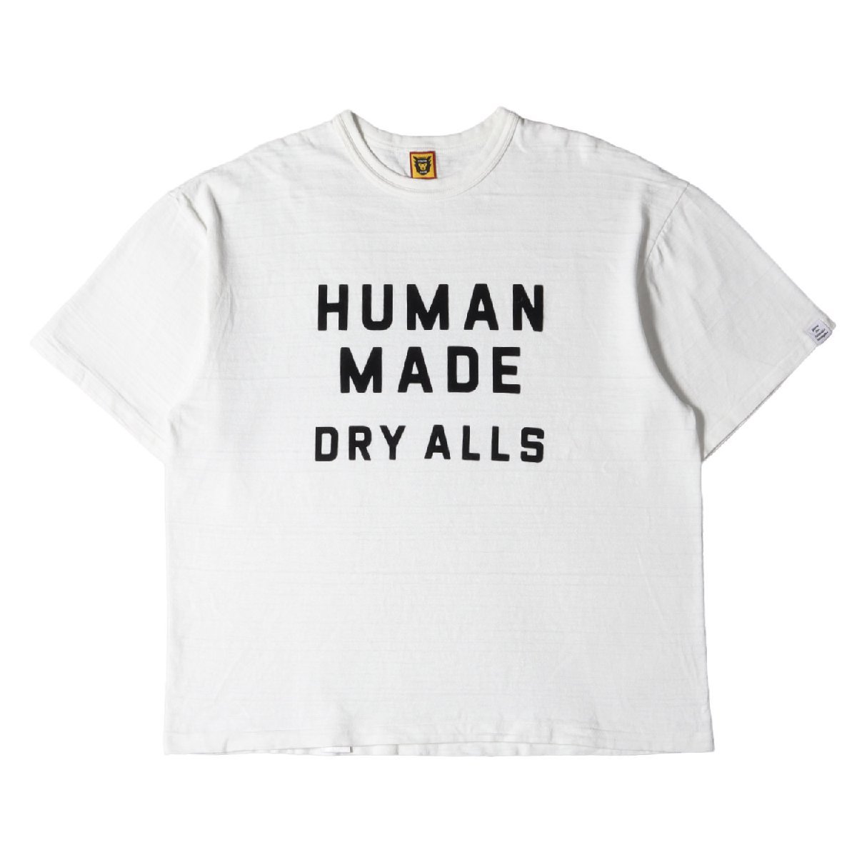 HUMAN MADE ヒューマンメイド Tシャツ サイズ:2XL 22SS フロッキープリント クルーネック 半袖 Tシャツ ホワイト 白 トップス カットソー