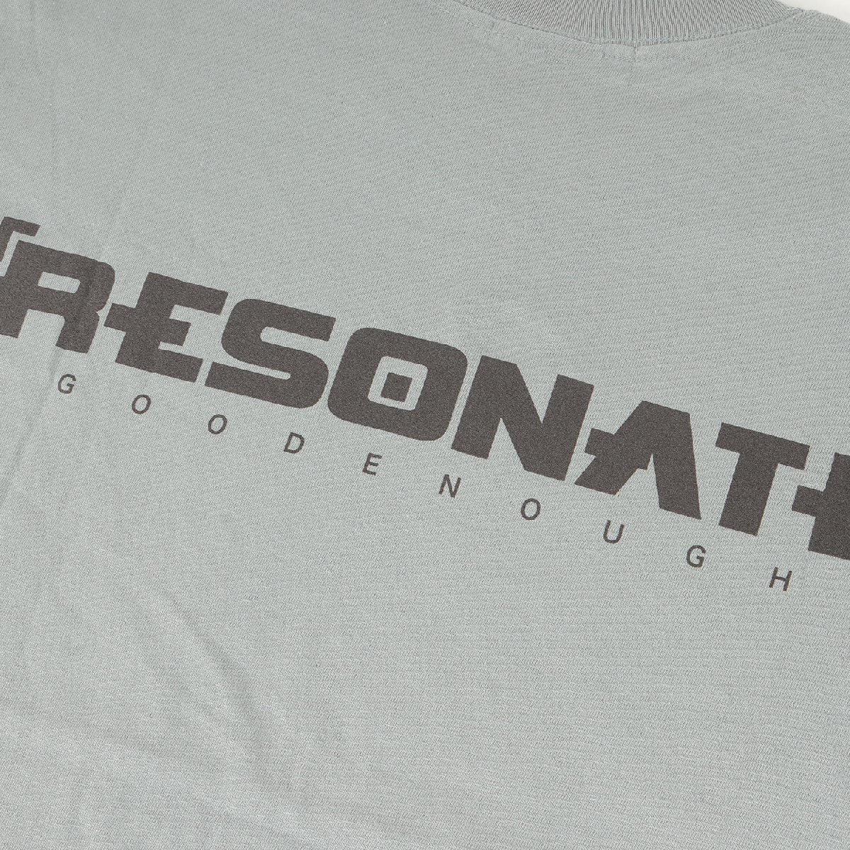 RESONATE GOODENOUGH リゾネイト グッドイナフ Tシャツ サイズ:M 00s リフレクターロゴ クルーネック Tシャツ anvilボディ / USA製 グレー_画像5