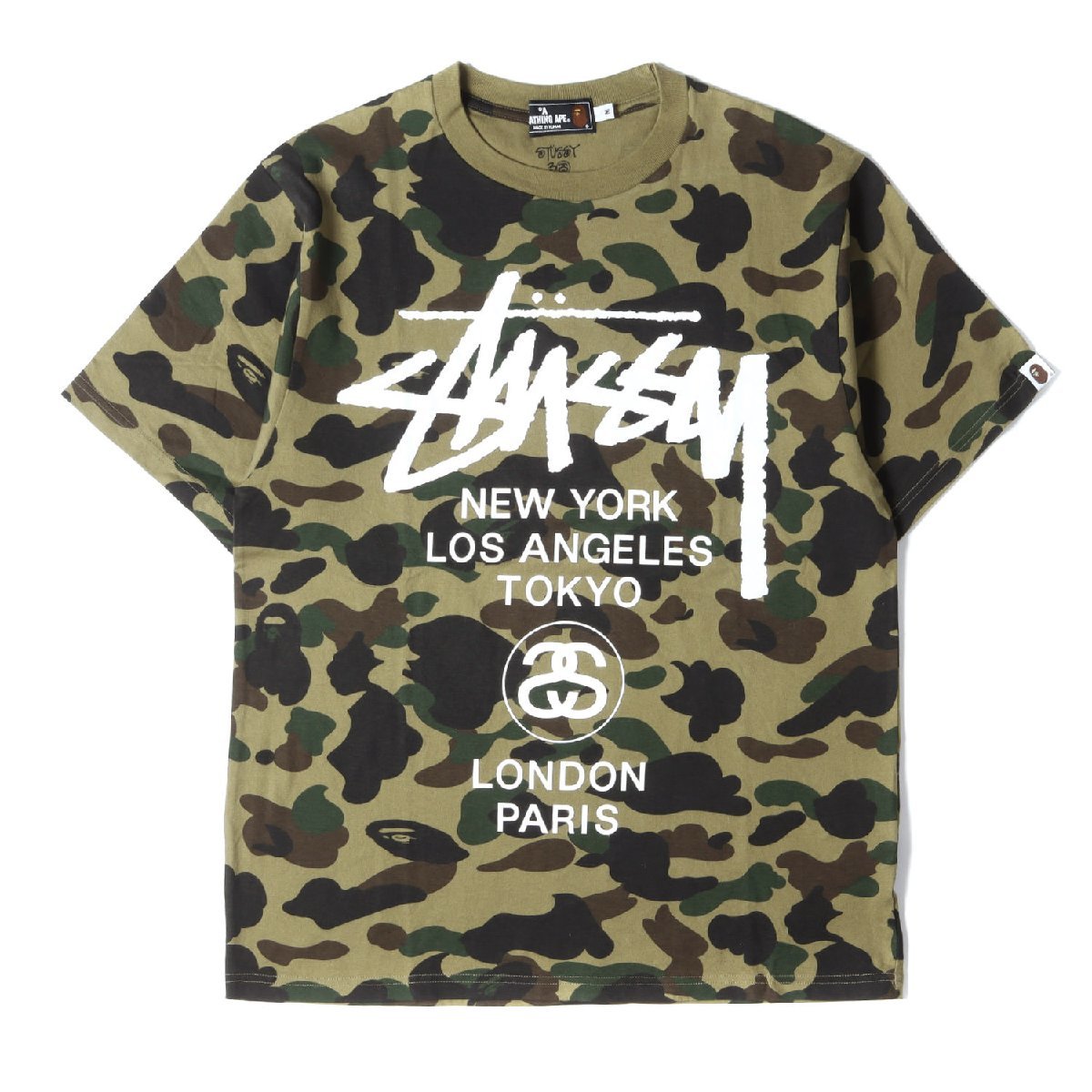 春のコレクション 猿迷彩 1stカモ 30周年記念 コラボ STUSSY サイズ