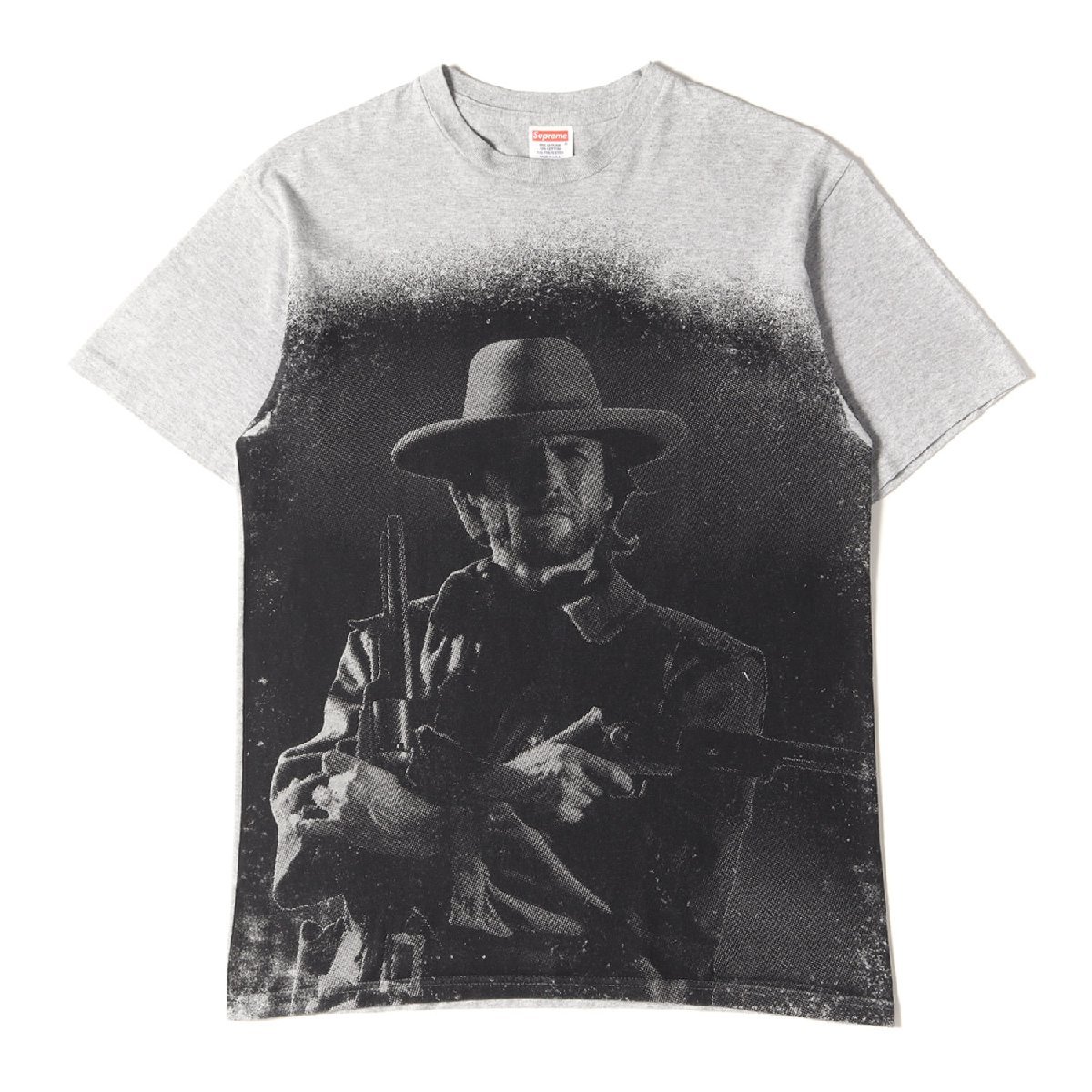 Supreme シュプリーム Tシャツ サイズ:M アウトロー クリント・イーストウッド クルーネック 半袖 Tシャツ Outlaw Tee 11AW ヘザーグレー