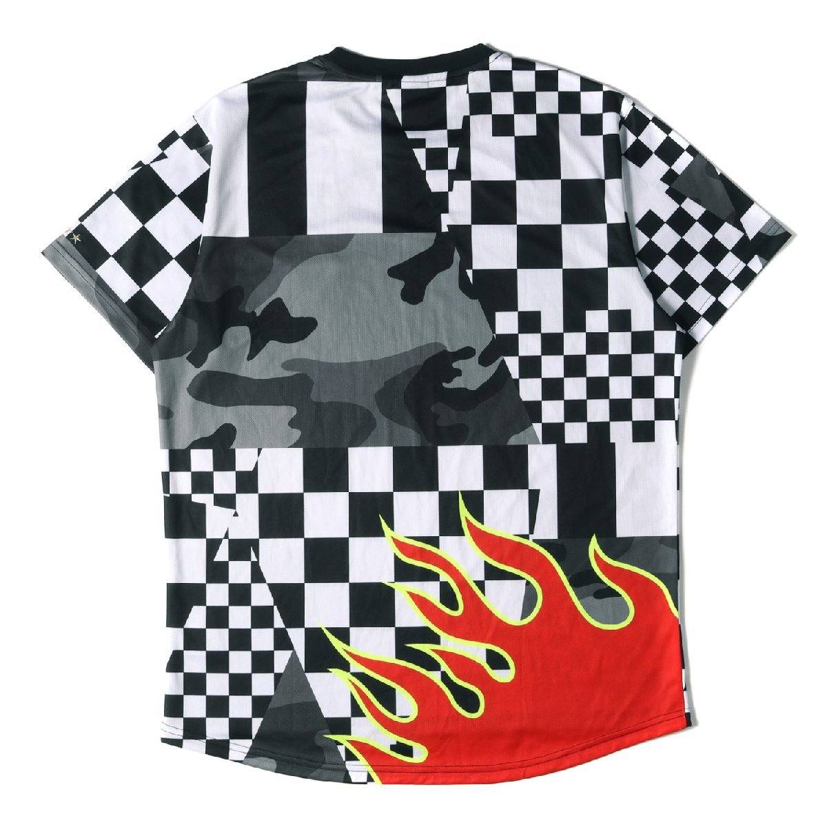 F.C.Real Bristol エフシーレアルブリストル Tシャツ サイズ:XL マルチパターン ゲーム Tシャツ MULTI PATTERN S/S TEE 19SS ブラックの画像2
