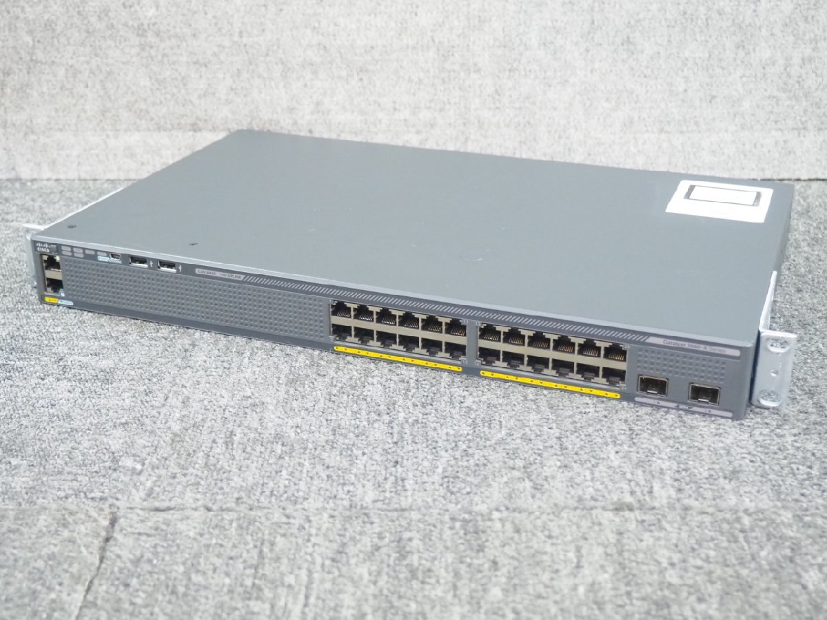 [N281] ☆ Cisco Catalyst 2960-Xシリーズ　WS-C2960X-24TD-L V05 ☆ Version 15.2(2)E5 ☆_画像1