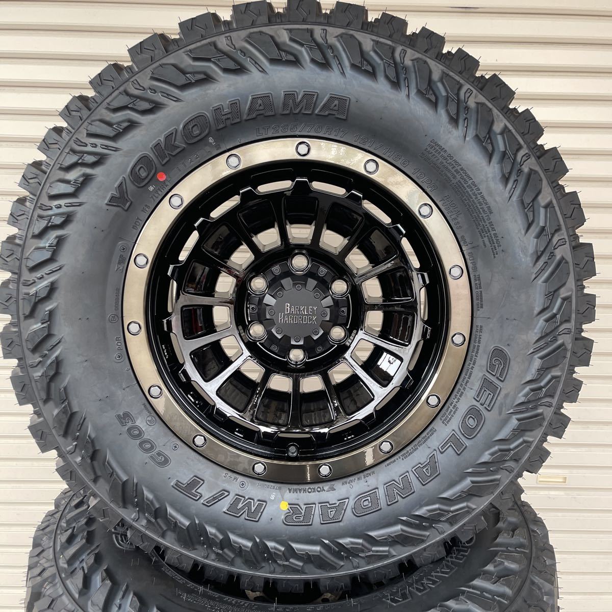 バークレイハードロック　ローガン◆ ヨコハマジオランダーG003◆285/70R17◆17×8J+20 139.7-6H◆ランクルプラドハイラックスサーフFJ_画像3