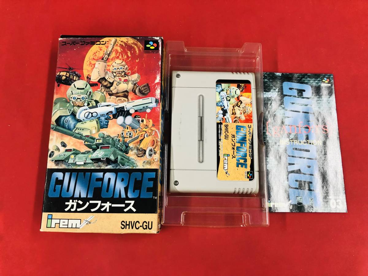 ガンフォース　GUNFORCE 箱説付 同梱可！！即決！！大量出品中！！ 綺麗_画像1