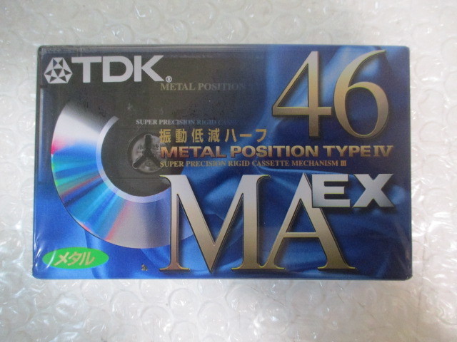 ⇔ 88　カセットテープ　TDK MA EX 46 METAL POSITION TYPE Ⅳ メタルポジション MAEX-70 未使用 未開封品_画像1