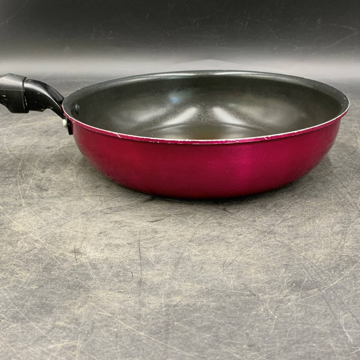 THERMOS/ Thermos fry pan saucepan 2 point set cookware red 