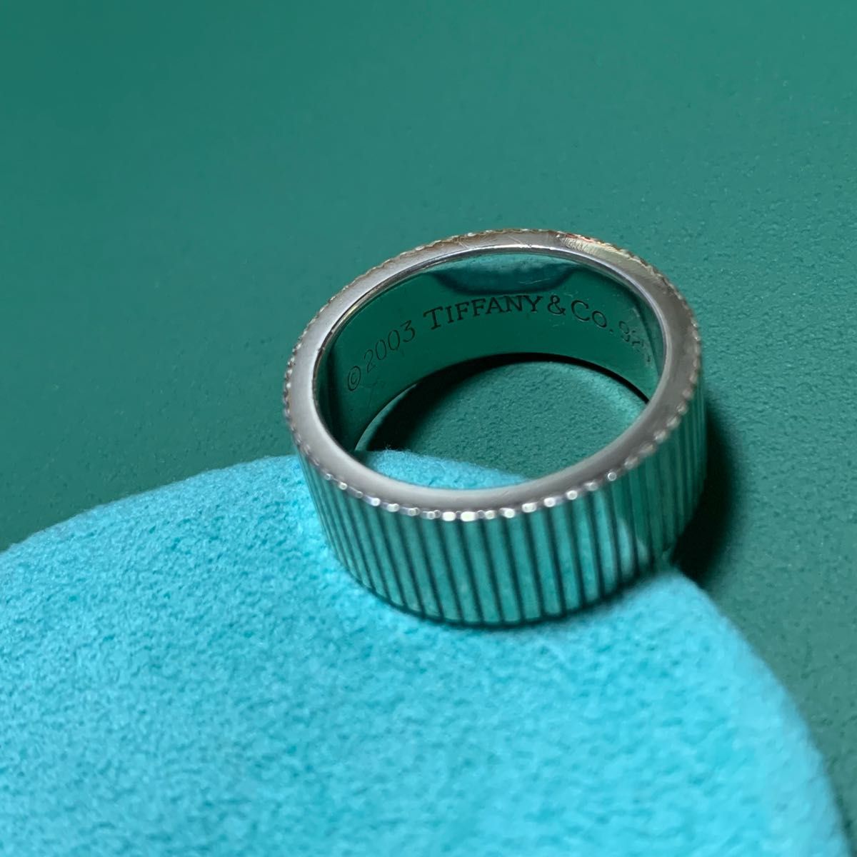 ティファニー コインエッジリング 【14号・Ag925】 Tiffany&Co ティファニー コインエッジリング 【14号・Ag925】 Tiffany&Co