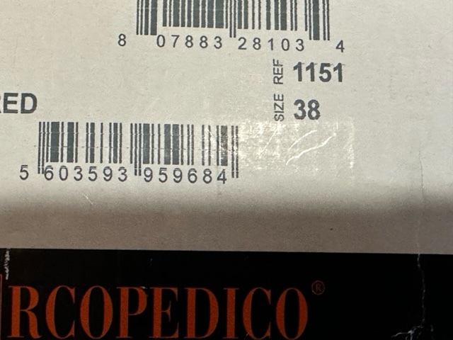 24.5 A'RCOPEDICO 赤 アルコペディコ 38 ウォーキングシューズ 靴 スニーカータイプ メッシュスニーカー シューズ 送料無料 新品未使用品