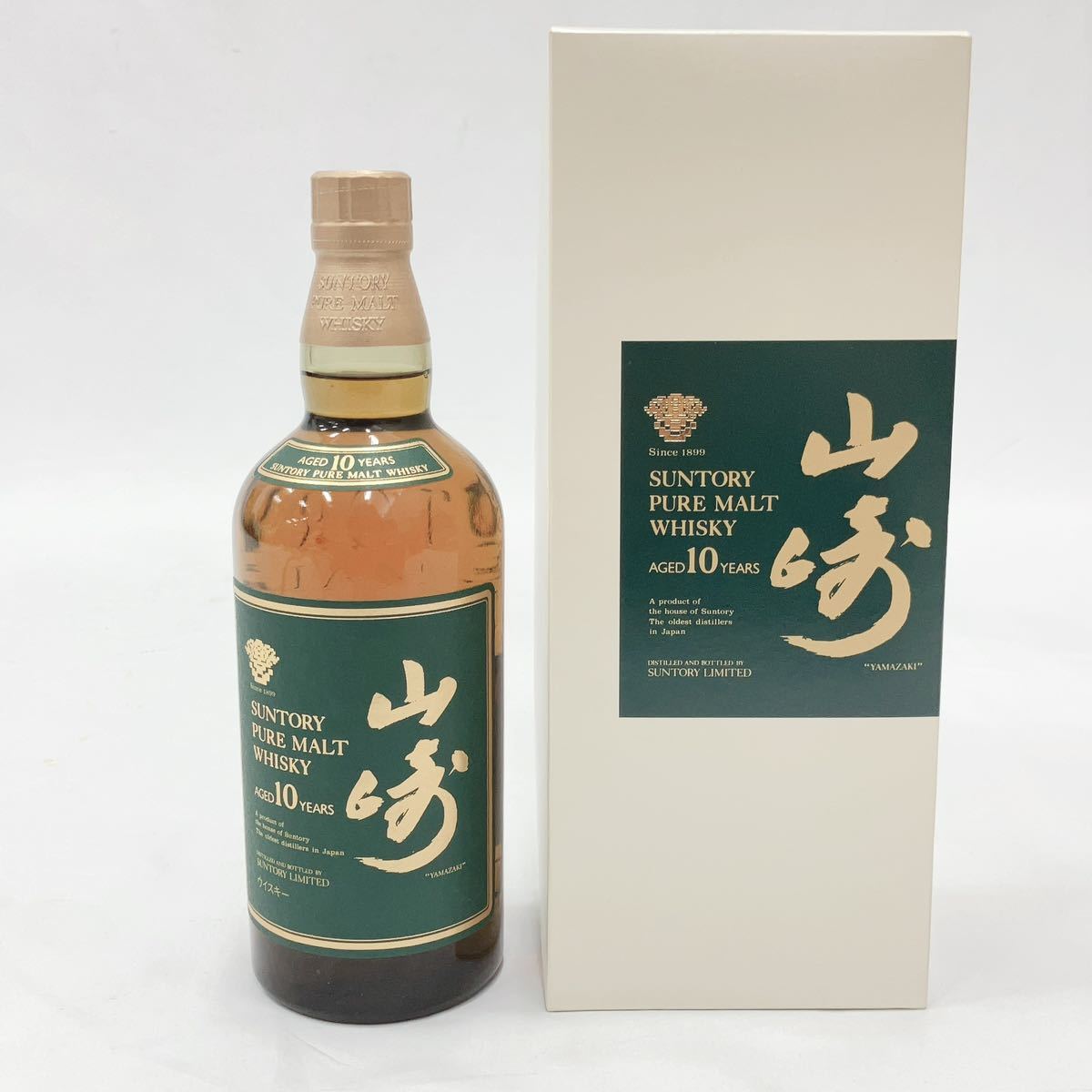 未開栓 SUNTORY WHISKY サントリー ウイスキー 山崎10年 グリーン