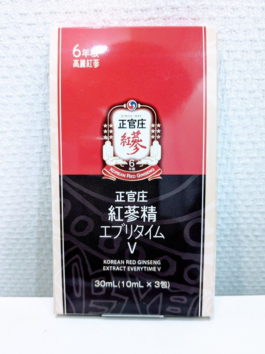 新品。正官庄 紅蔘精エブリタイムV 清涼飲料水 健康飲料 健康食品