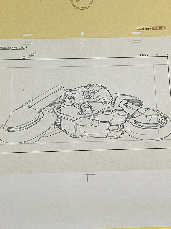 大友克洋全集 AKIRA セル画展 入場特典 色校正 複製原画 金田バイク 敷島大佐 ポスター_画像3