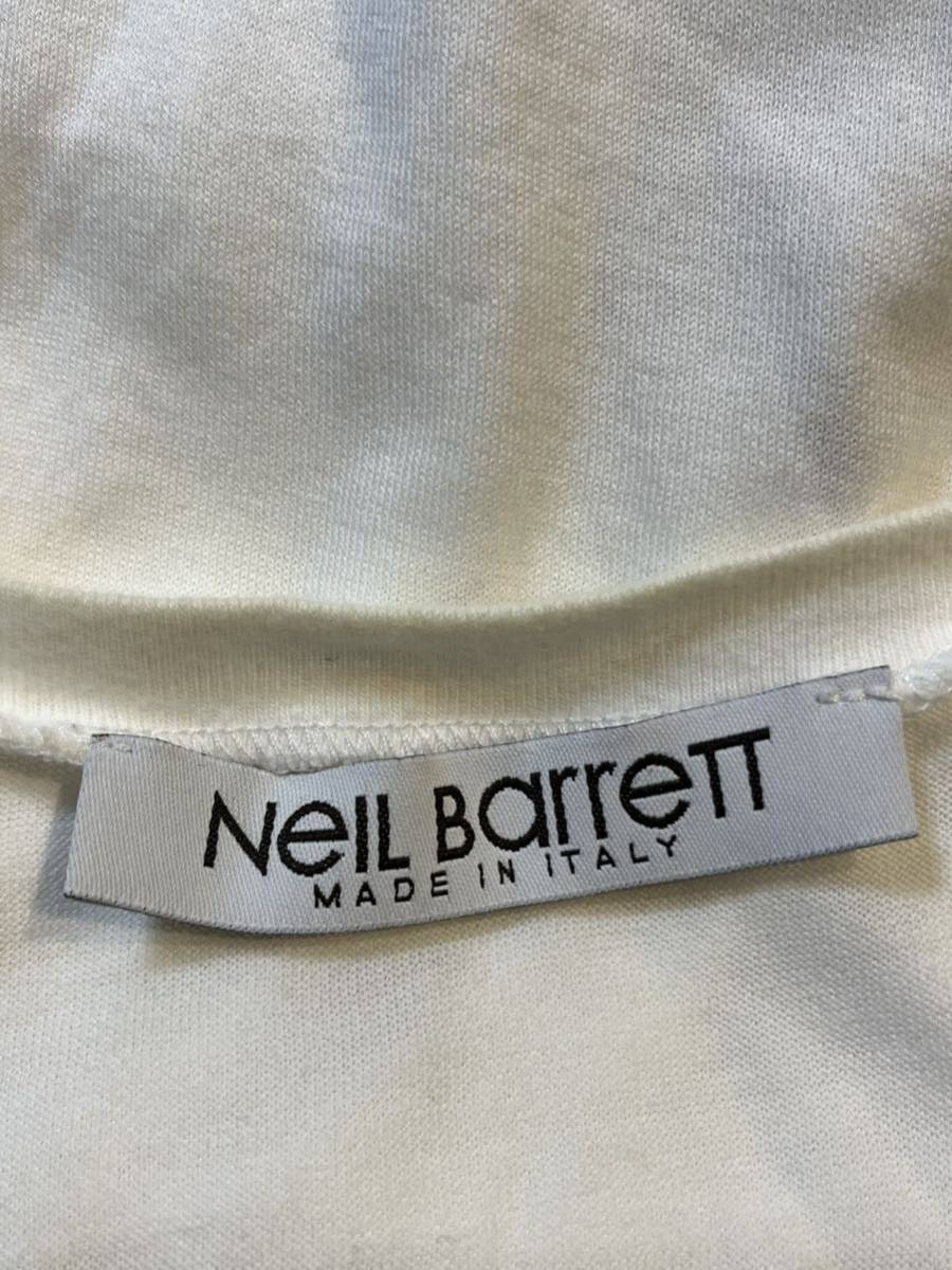 Neil Barrett プリントVネックTシャツ / ニールバレット Tee カセット