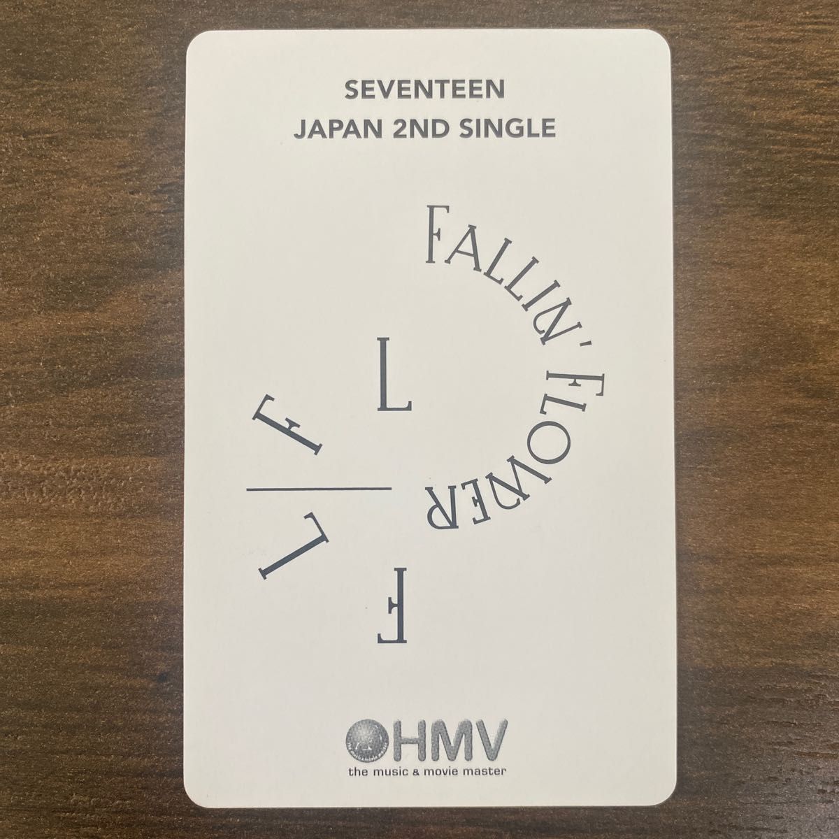 SEVENTEEN HMV特典 舞い落ちる花びら トレカ VERNON バーノン