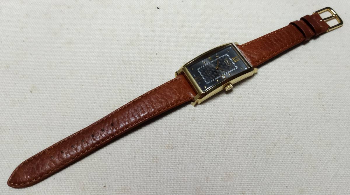 【1円スタート！】★GRUEN CURVEX/グリュエン カーベックス・SWISS-MADE Automatic・自動巻/機械式・希少品★_画像4