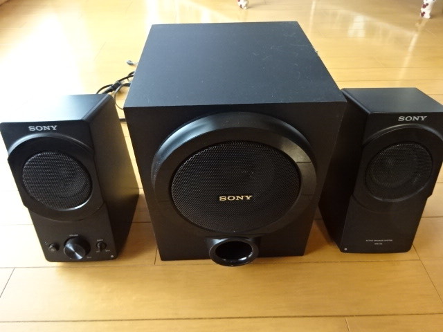 SONY SRS-D5]2.1ch active speakers 3.5mm stereo Mini plug : Real