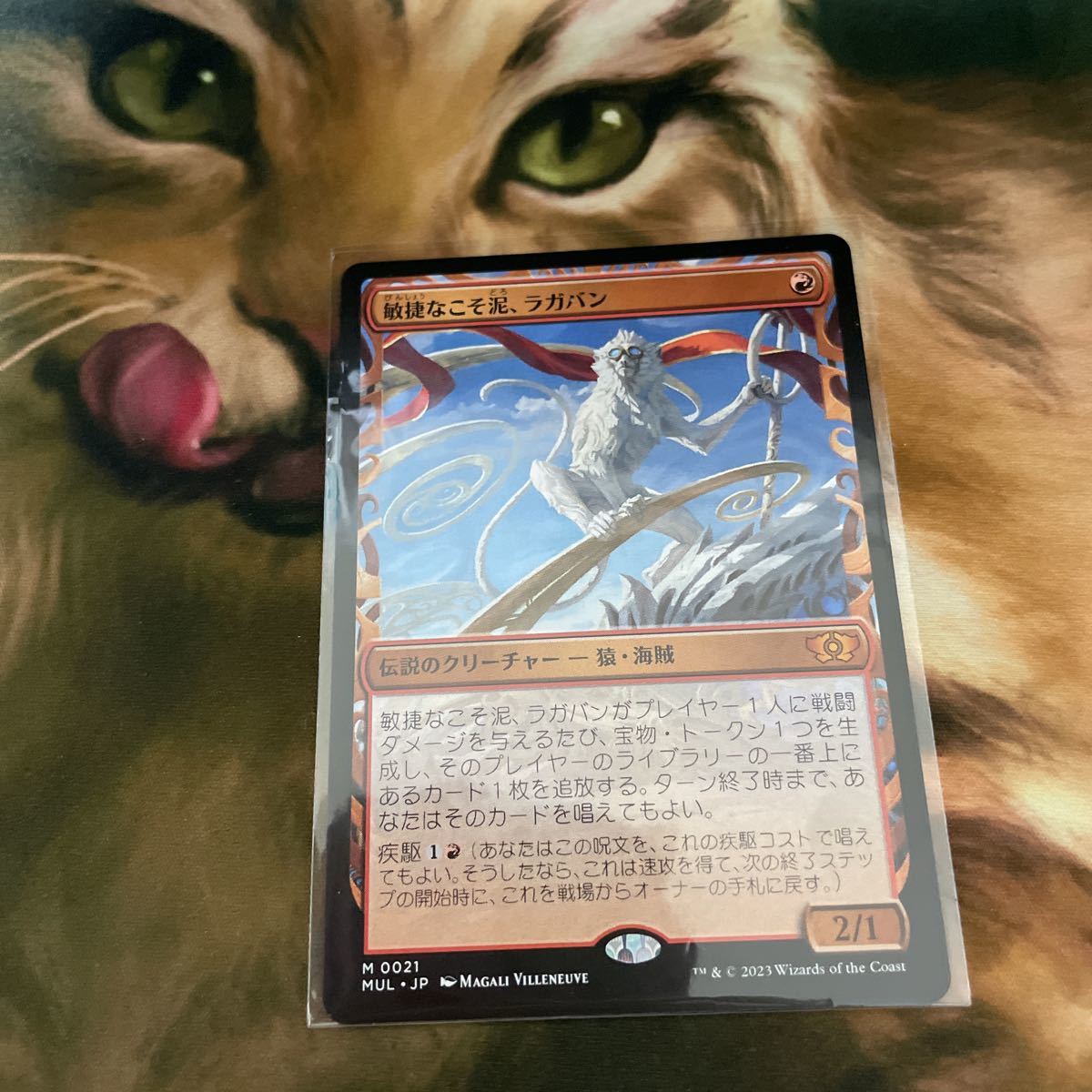 福袋セール】 mtg 敏捷なこそ泥、ラガバン 日1枚 赤