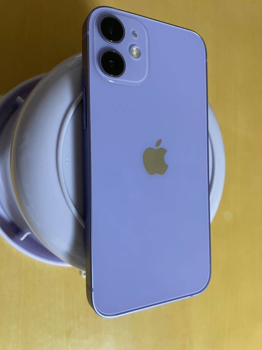 送料無料☆iPhone12miniパープル64GB☆simロックありSoftbank用(iPhone
