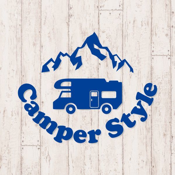 送料無料◆Camper Style キャンパースタイル カッティングステッカー◆ホワイト｜10×8cm｜超防水 UVカット 屋外使用可【C048】_画像10