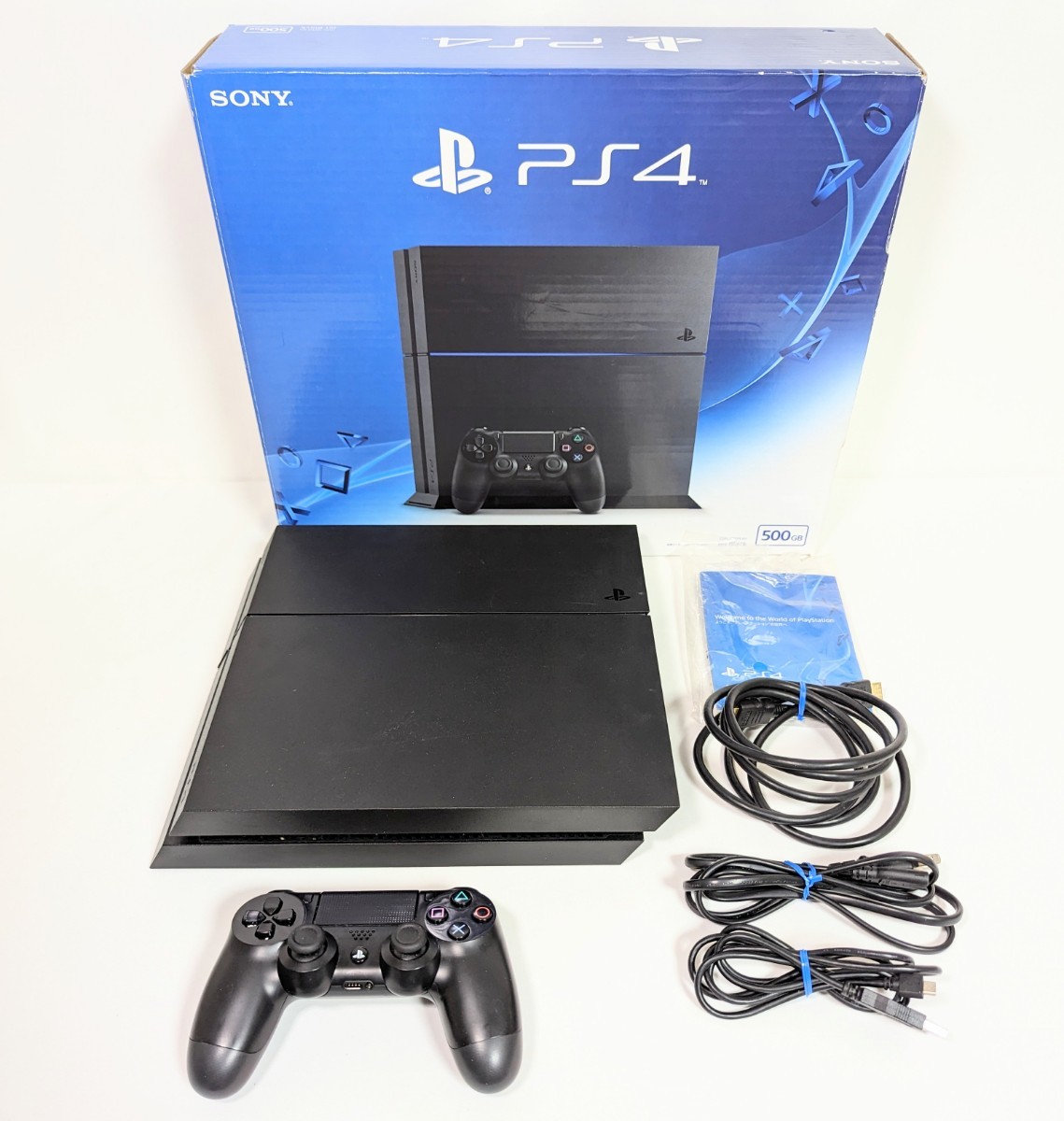 美品】SONY PlayStation4 CUH-1200A ジェットブラック 完動品 500GB