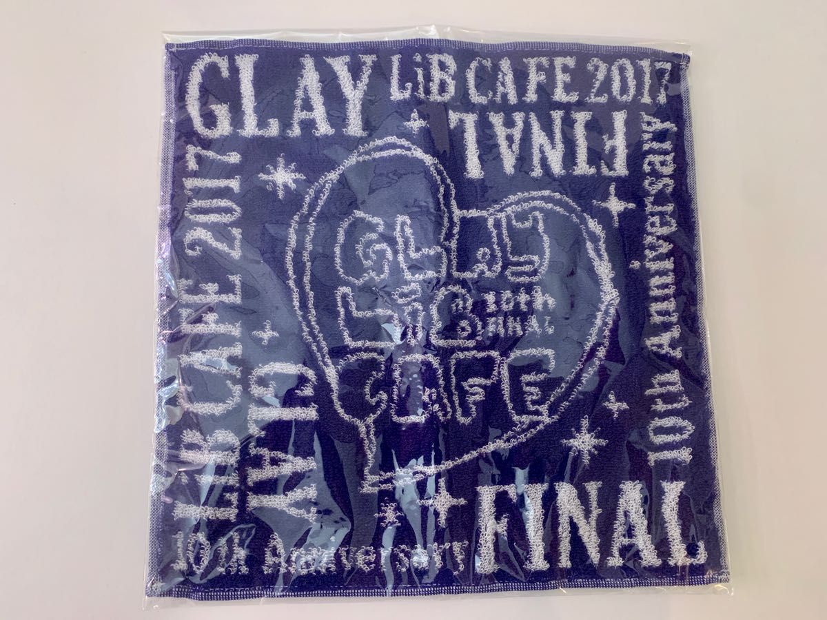 新品未使用　GLAY LiBCAFE2017 10th ハンドタオル大阪限定