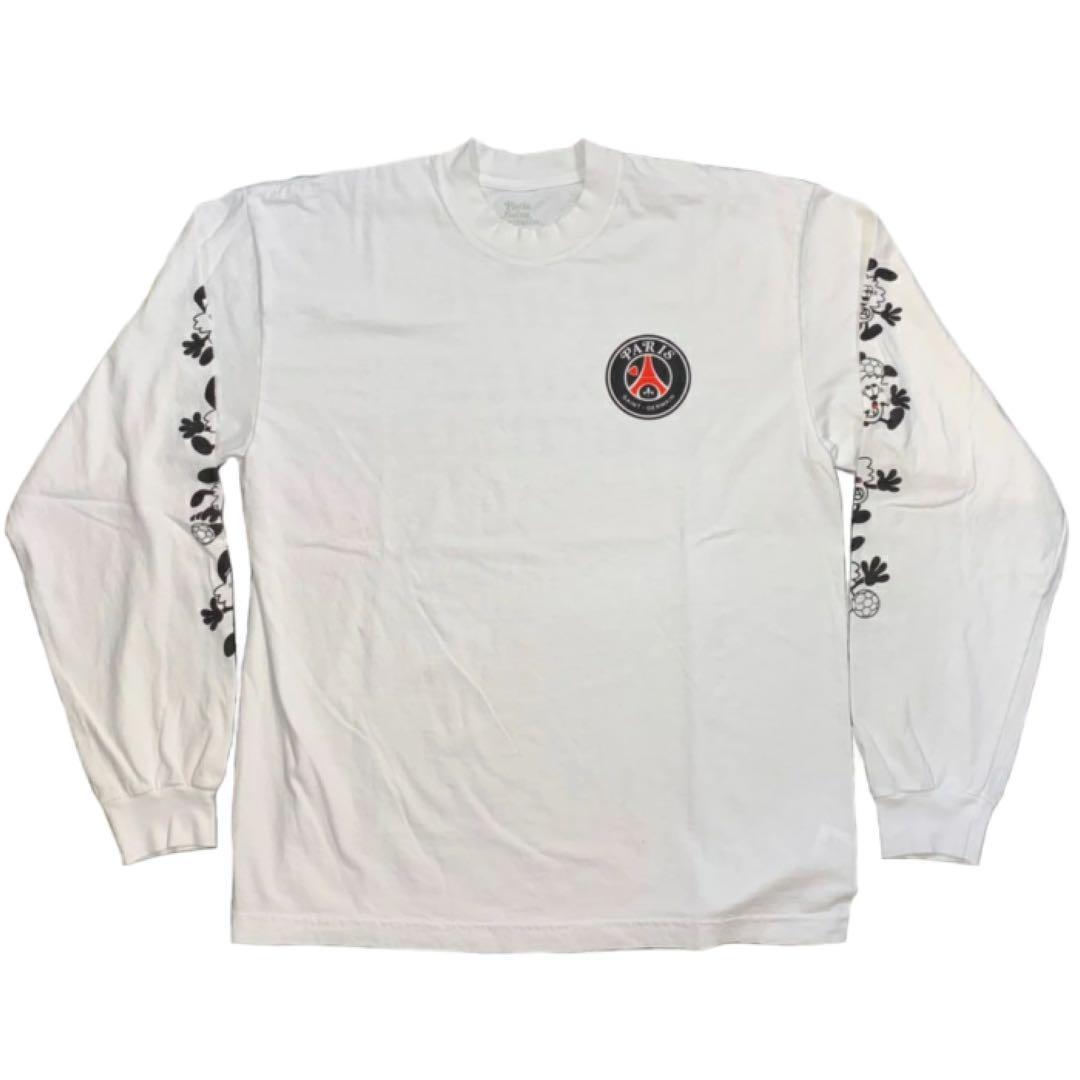 Verdy × PSG L/S T-Shirt White Lサイズ 新品 ヴェルディ パリサンジェルマン ロングスリーブ Tシャツ Tee ロンT 長袖 ホワイト 白