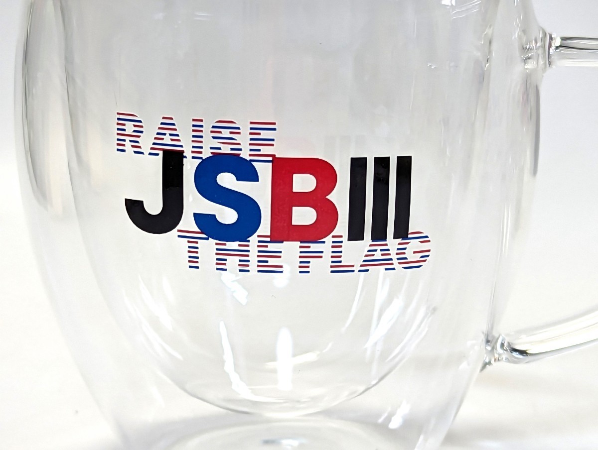 三代目 J Soul Brothers RTF グッズ コップ グラス マグカップ 耐熱ガラス製 底面に最初から気泡がありました 未使用品 元箱無し ④の画像4