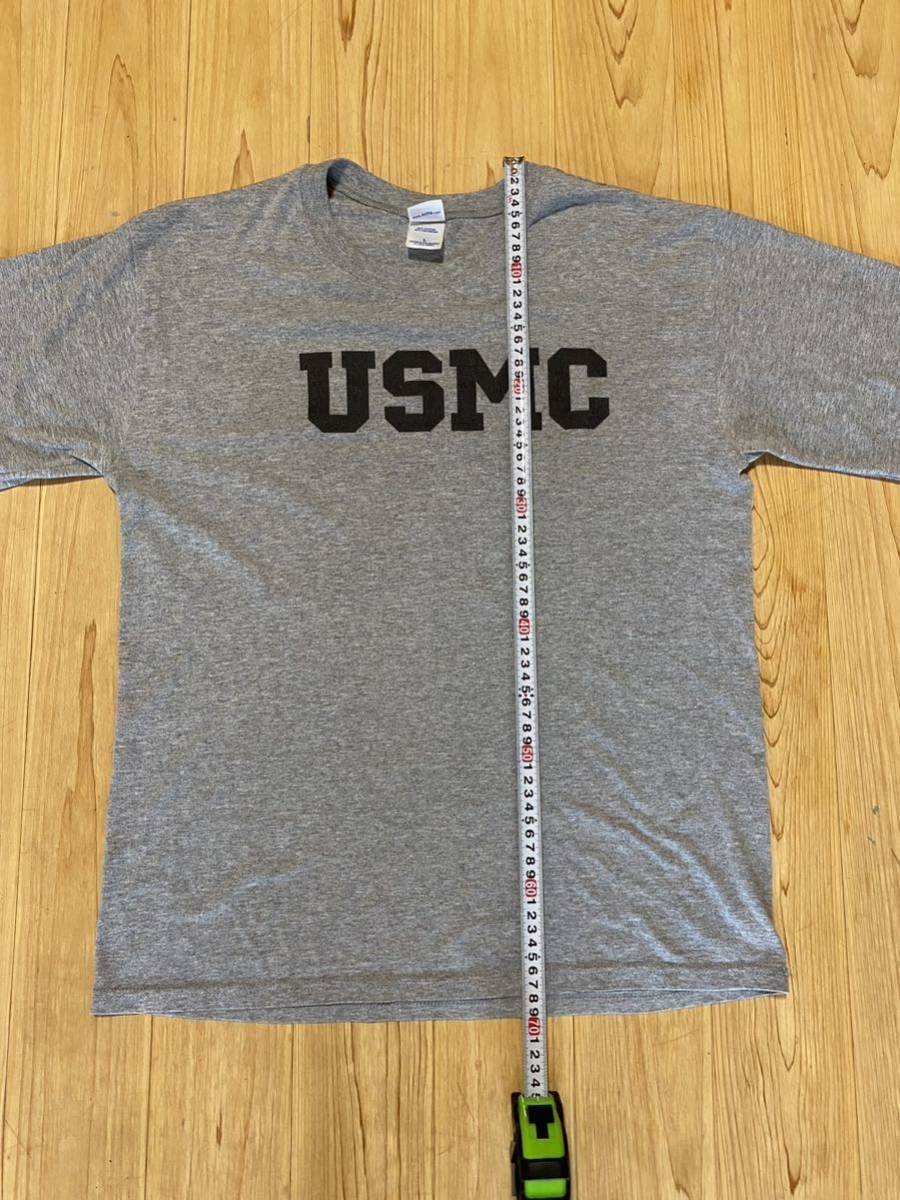 即決 送料無理 ビンテージ soffe usmc Tシャツ 50/50 サイズＬ アメリカ海兵隊 軍物 ミリタリー グレー アメリカ軍 米軍の画像3