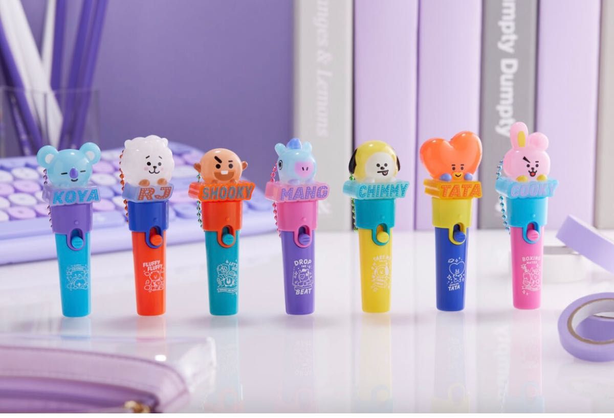  新品未開封！BT21 Light stick charm ライトスティックチャーム 1箱 新品未開封 1ケース 10個 