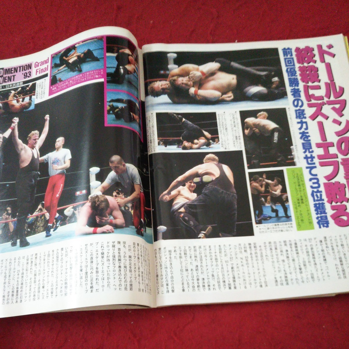 d-323 週刊ゴング WWFマニア・ツアー ５月実現!! ４大都市に上陸 プロレス 格闘技 Ｕインター など 1994年発行 日本スポーツ出版社※5_画像4