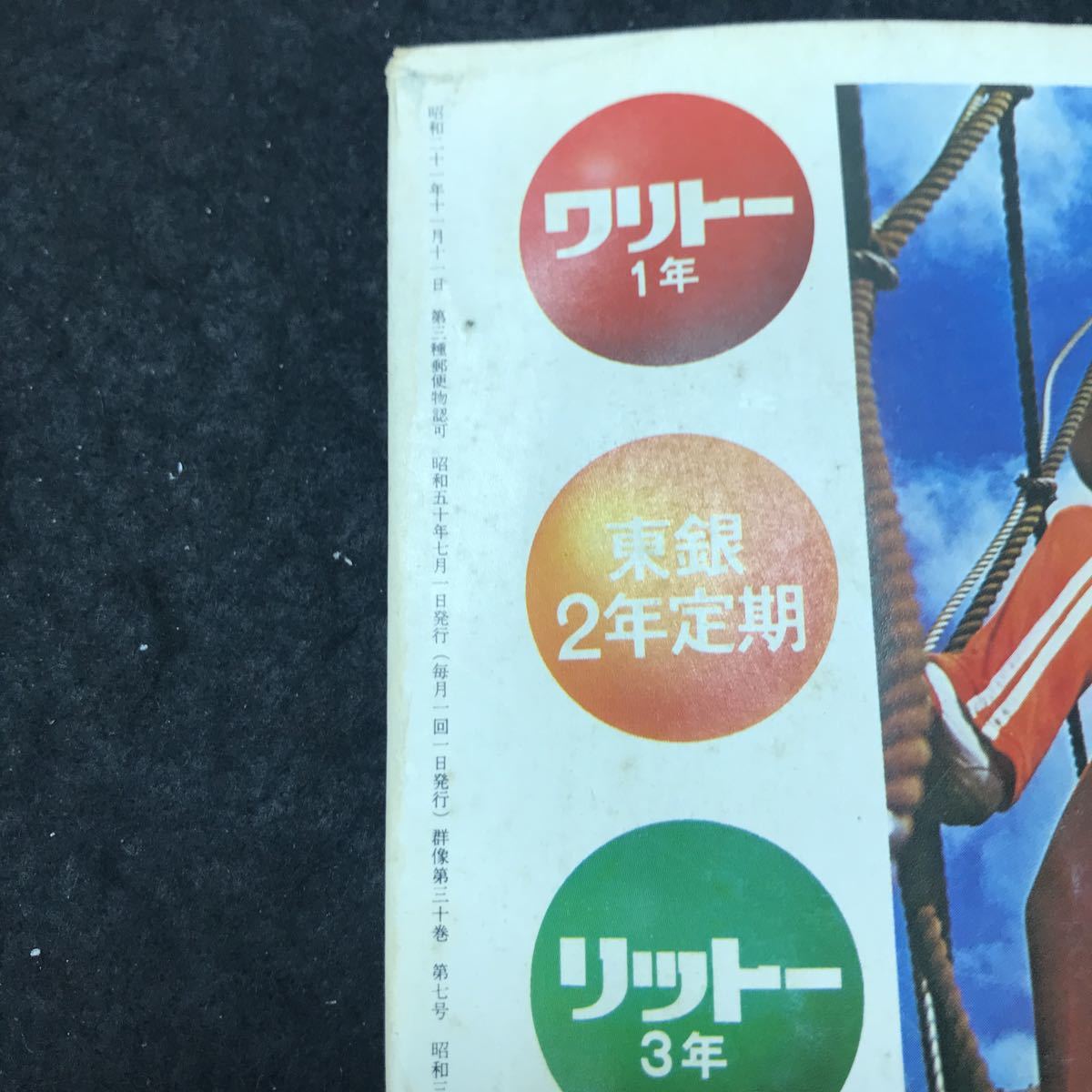 g-258 群像第30巻第7号 夢魔の世界ー死霊五章 株式会社講談社 昭和50年発行 ※5 _画像8