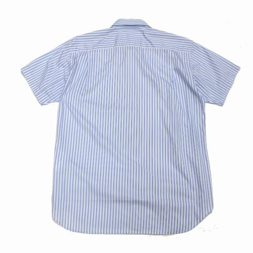 COMME des GARCONS SHIRT FOREVER Comme des Garcons shirt four ever Cotton S/S Shirt short sleeves stripe shirt S blue white 