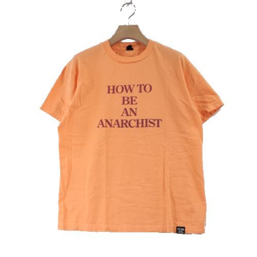 FPAR FORTY PERCENT AGAINST RIGHTS HOW TO BE AN ANARCHIST Tシャツ 2 オレンジ_画像1