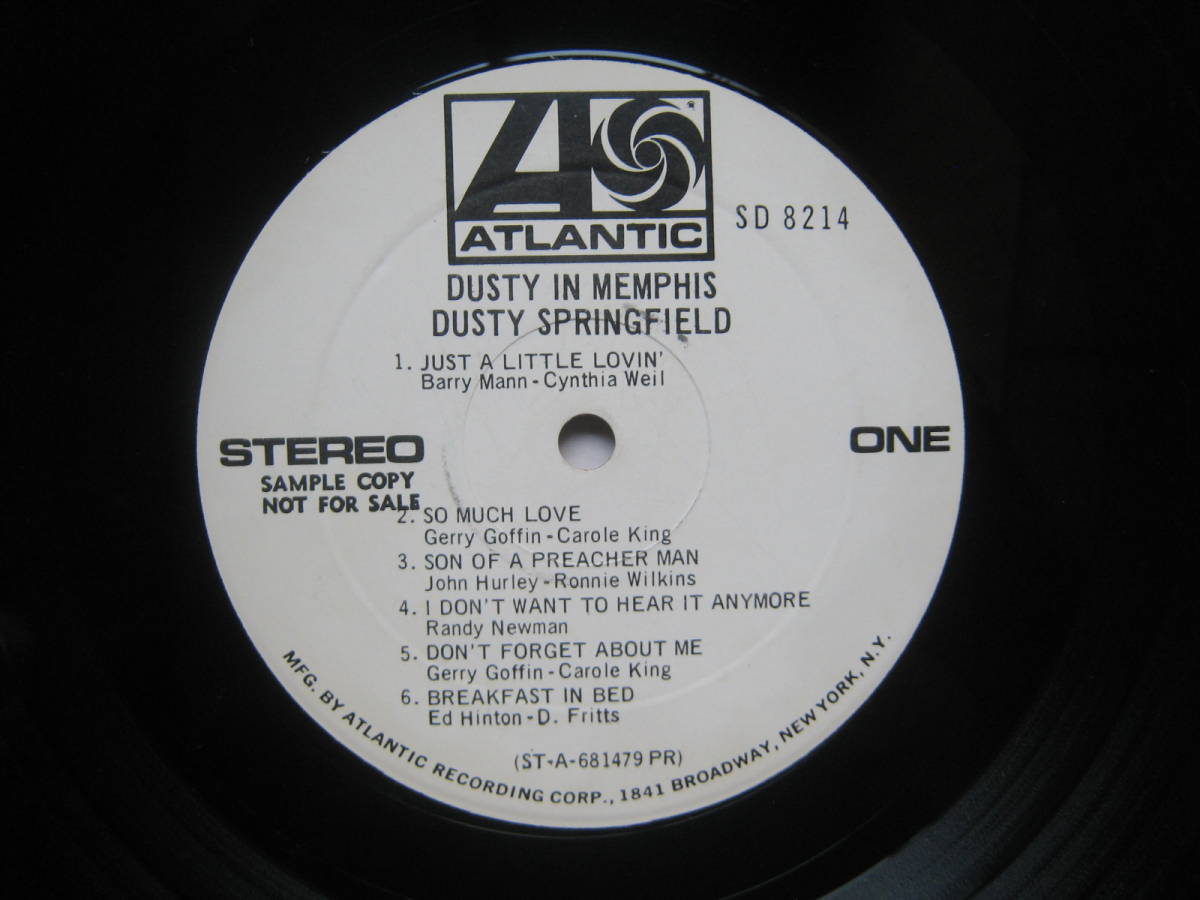 [即決][白ラベル][米プロモ盤]■Dusty Springfield - Dusty In Memphis■ダスティ・スプリングフィールド■[US WHITE LABEL PROMO]_画像5