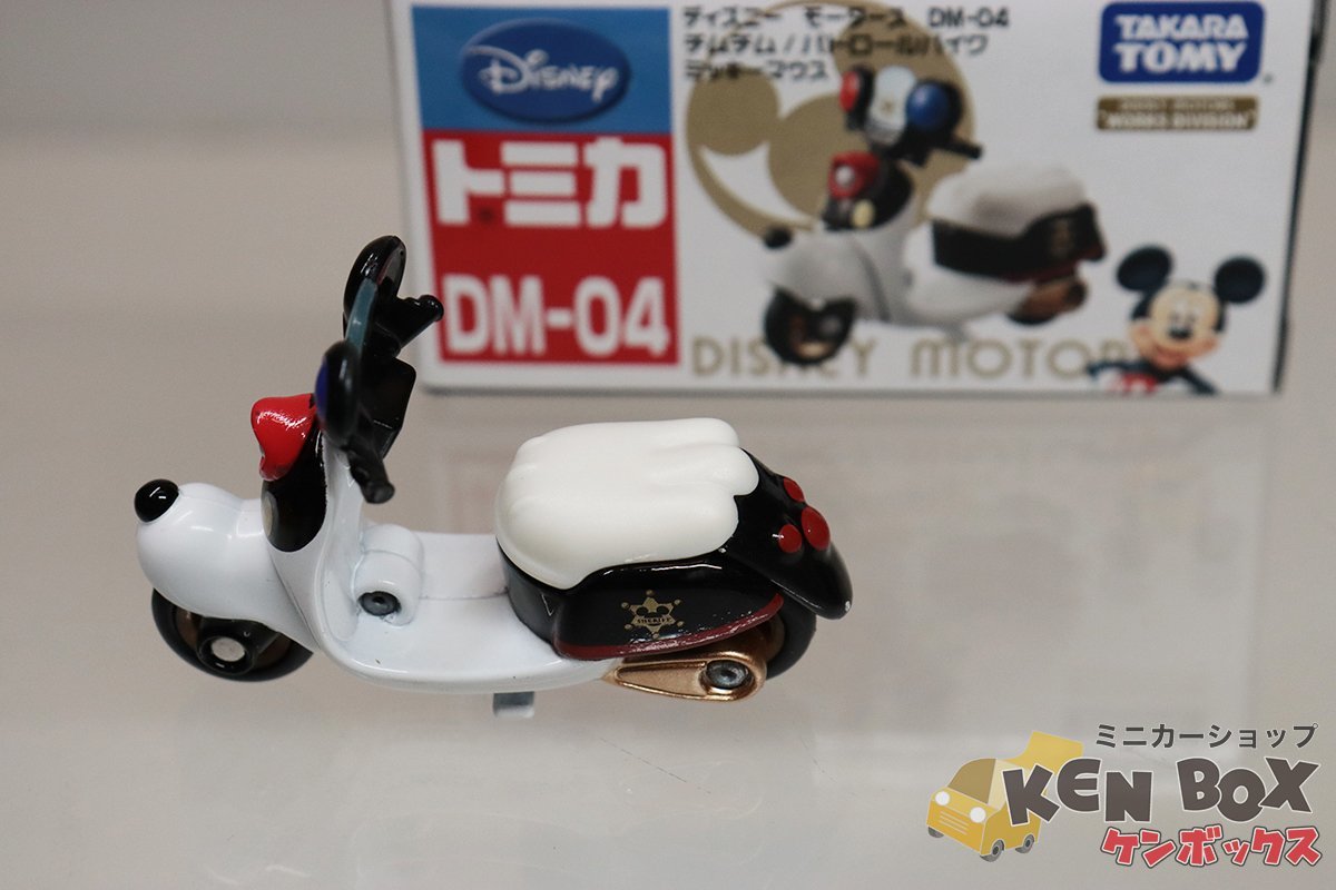 TOMICA トミカ DM-04 ディズニーモータース チムチム/パトロールバイク ミッキーマウス 中国製 現状渡し_画像3