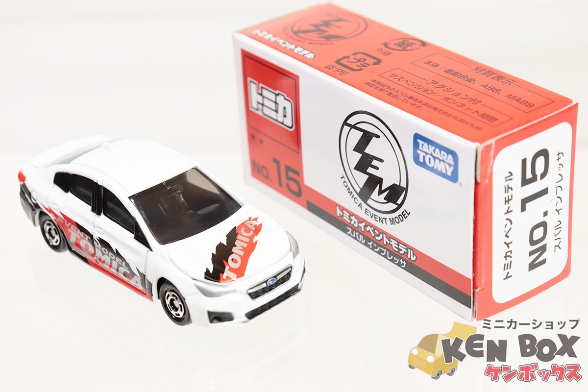 TOMICA トミカ No.15 SUBARU スバル IMPREZA インプレッサイベントモデル 星2つ 箱フタ少折れ ベトナム製 現状渡し_画像5