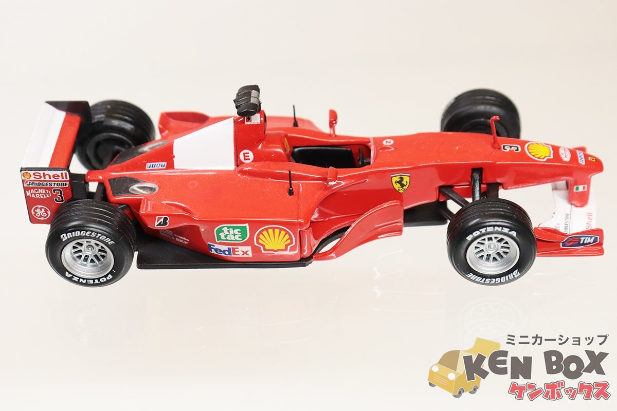 S=1/43 FERRARI F1 2000フェラーリレーシングカー (BRIDGESTONE/Shell) (#3) 箱無 ジャンク品扱い 現状渡し_画像4