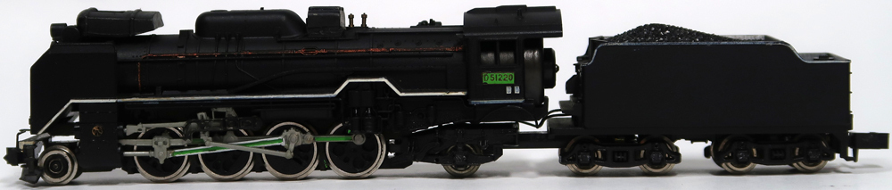 クラシック KATO, 蒸気機関車, D51220 , 動力車両 中古 蒸気機関車