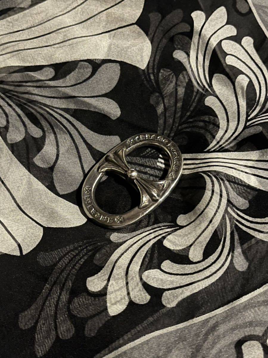 正規美品 CHROME HEARTS スカーフリング+シルクスカーフ セット 正規美品 CHROME HEARTS スカーフリング+シルクスカーフ セット