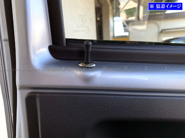 ハイゼットトラックジャンボ S500P S510P 超鏡面 ステンレス メッキ ドア ロック ピン リング 2PC インテリア INT－ETC－520－2PC_画像5