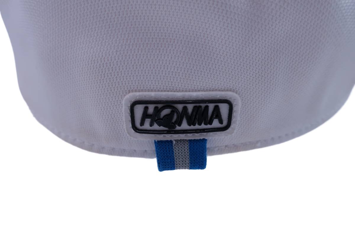 【感謝セール】HONMA GOLF(本間ゴルフ) キャップ 白青 メンズ フリーサイズ ゴルフ用品 2306-0159 中古_画像4