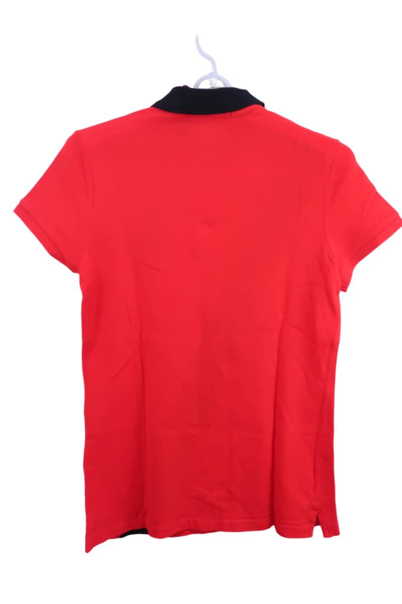 【美品】RALPH LAUREN GOLF(ラルフローレンゴルフ) ポロシャツ 赤 レディース M ゴルフウェア 2307-0085 中古_画像4