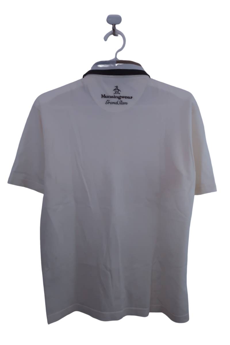 Munsingwear(マンシングウェア) ポロシャツ クリーム色 メンズ M ゴルフウェア 2307-0198 中古_画像5