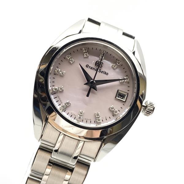 Grand Seiko グランドセイコー 腕時計 STGF277 4J52-0AC0 クオーツ 22Pダイヤ ピンクシェル文字盤 クオーツ レディース 管理RY23003838