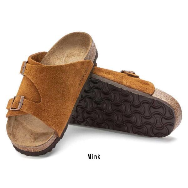 ※訳あり アウトレット BIRKENSTOCK(ビルケンシュトック)チューリッヒ ストラップ サンダル Zurich 1023842 Regular Mink EU37(24.0cm)_画像1