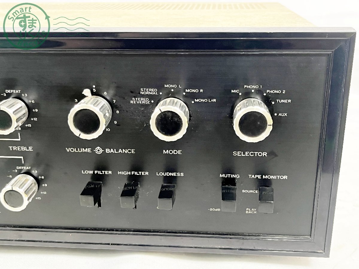 08280398 □ 1円~ Sansui サンスイ AU-777D プリメインアンプ 通電確認
